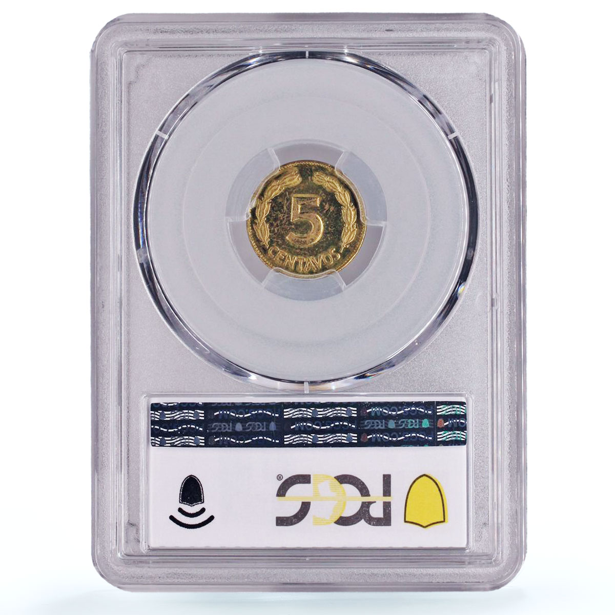 Ecuador 5 centavos Republic Coinage PATTERN TRIAL KM-PnA13 SP64 PCGS coin 1970