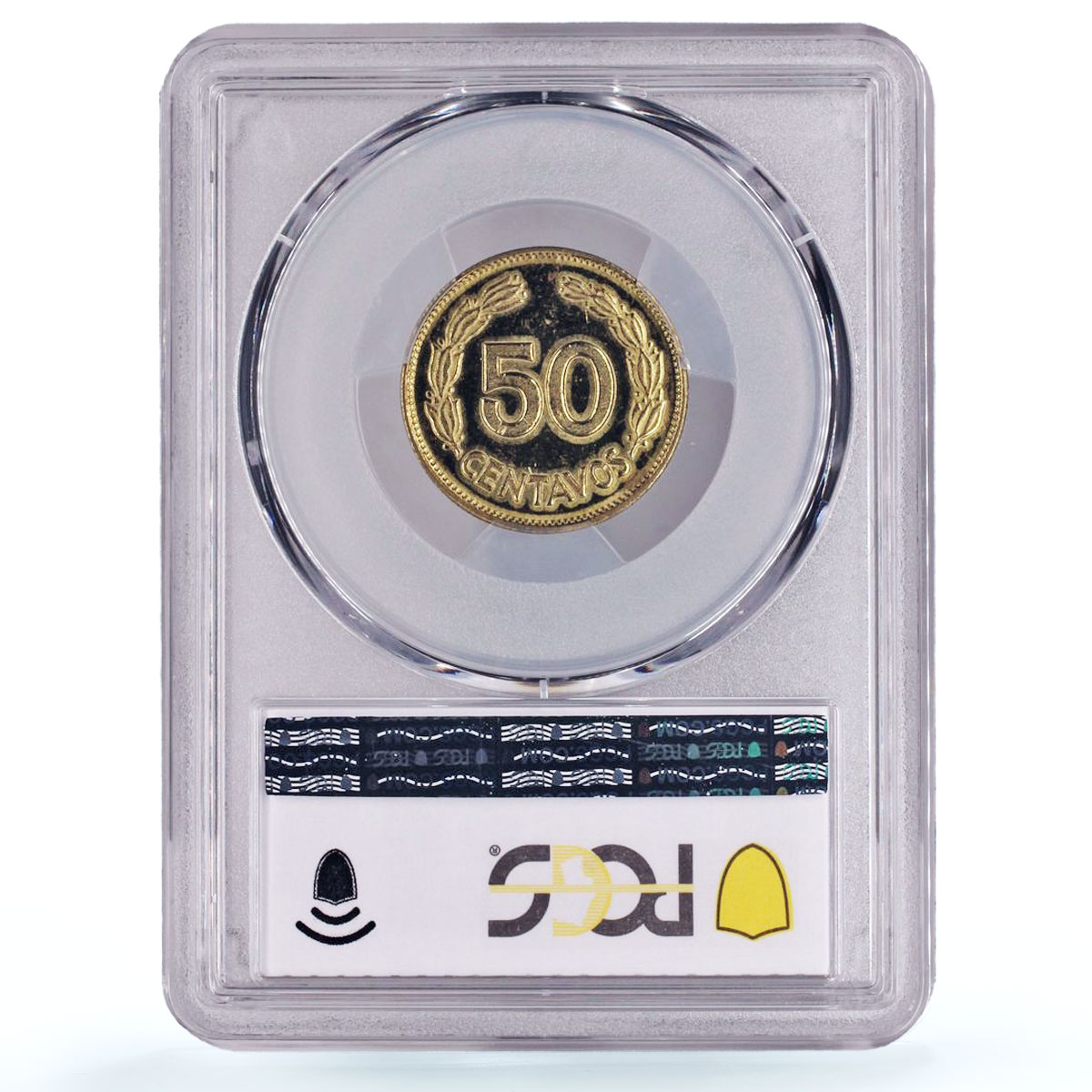 Ecuador 50 centavos Republic Coinage PATTERN TRIAL KM-Pn14 SP64 PCGS coin 1975
