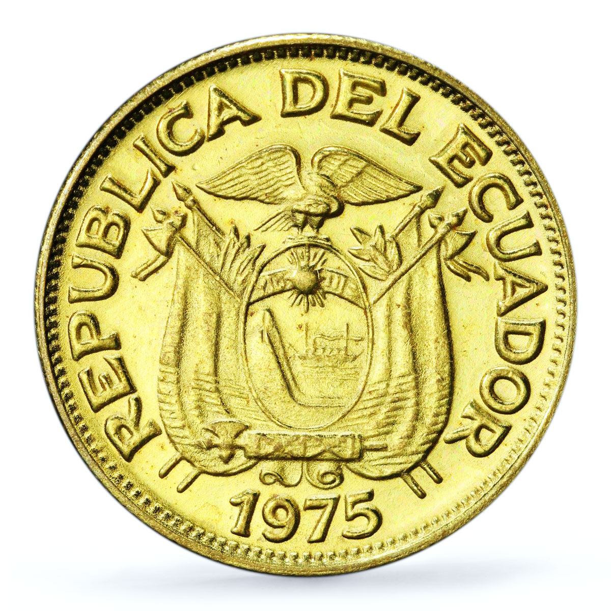 Ecuador 50 centavos Republic Coinage PATTERN TRIAL KM-Pn14 SP64 PCGS coin 1975