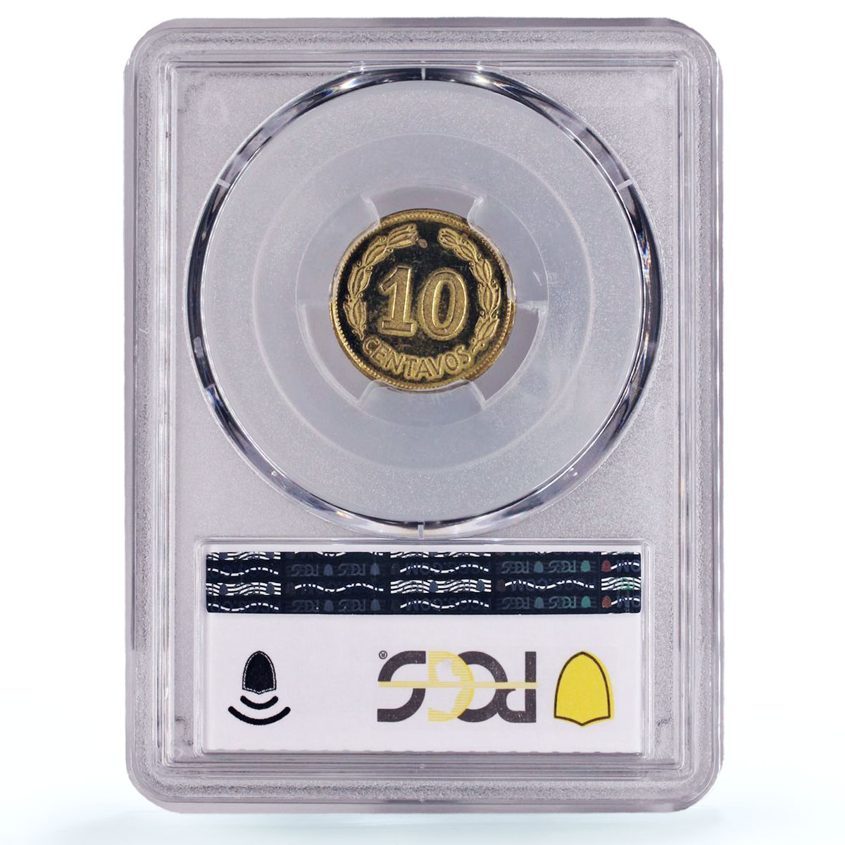 Ecuador 10 centavos Repubic Coinage PATTERN TRIAL KM-Pn16 SP64 PCGS coin 1976