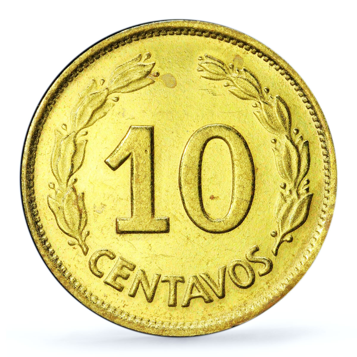 Ecuador 10 centavos Repubic Coinage PATTERN TRIAL KM-Pn16 SP64 PCGS coin 1976