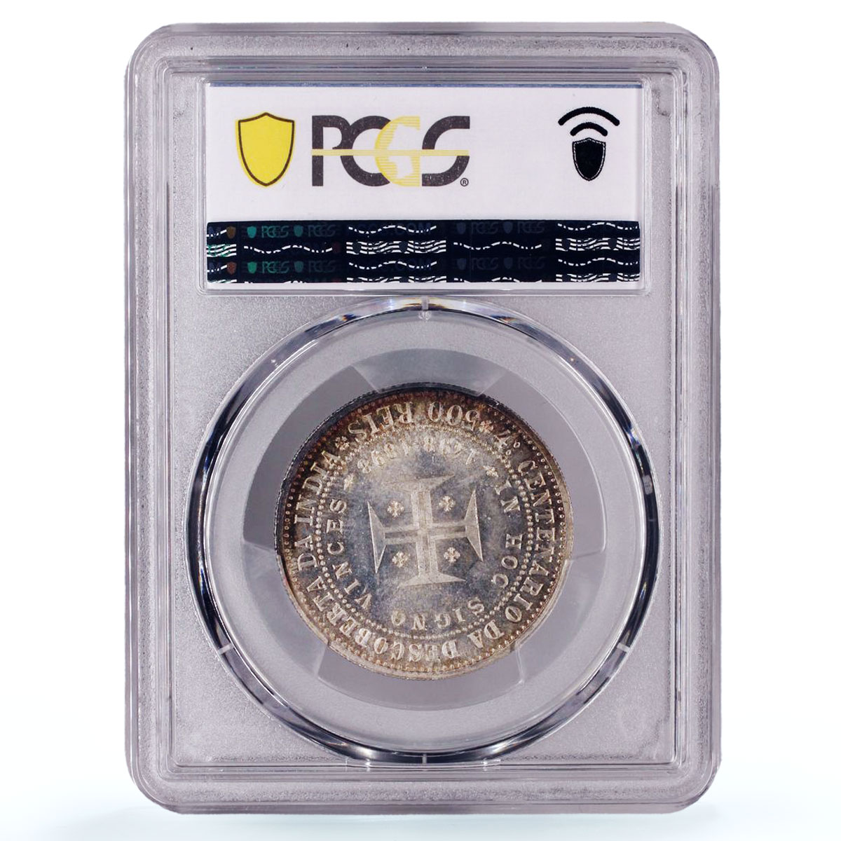 Portugal 500 reis India Discovery Carlos Charles I MS65 PCGS silver coin 1898