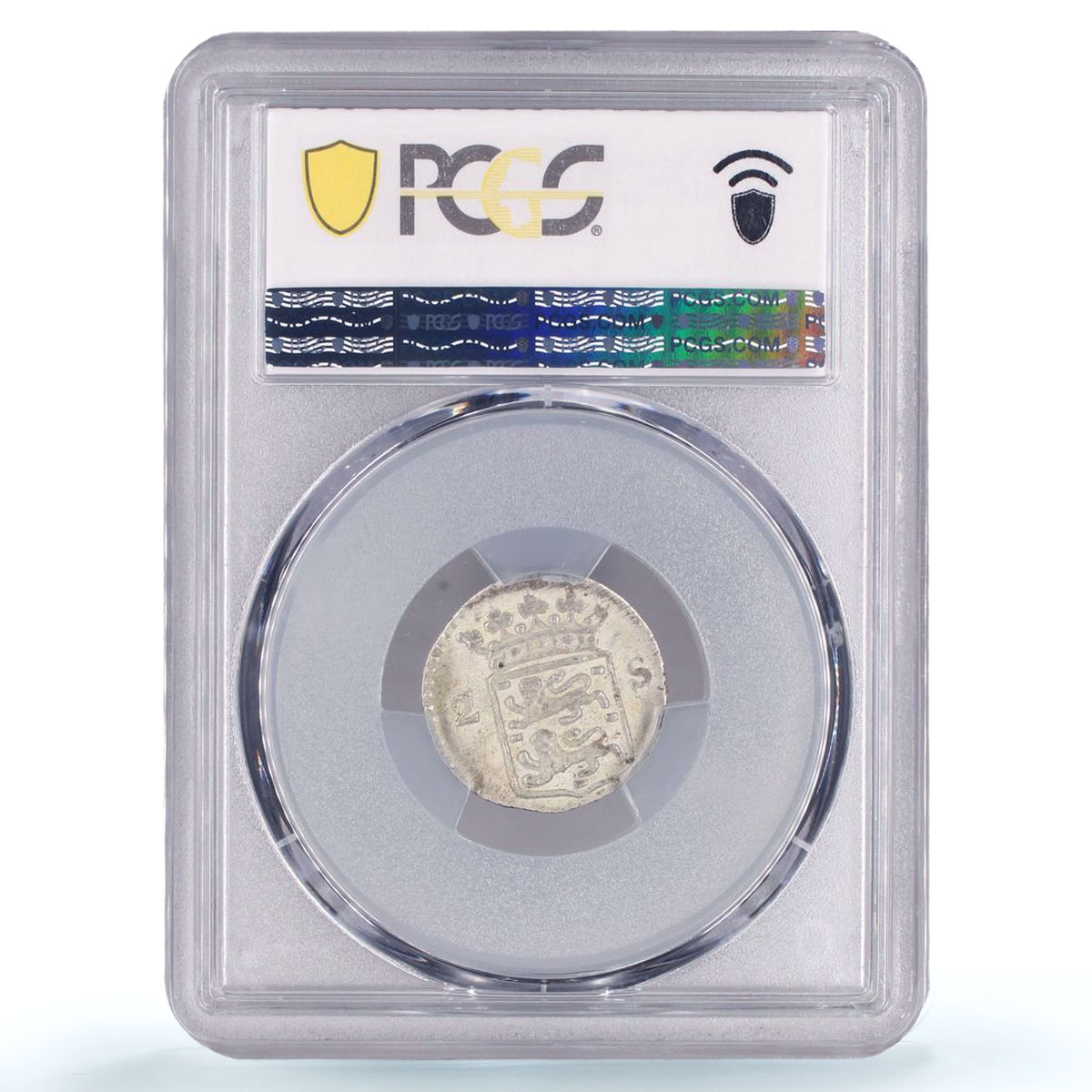 Netherlands W. Friesland 2 stuiver Province KM-106.1 MS63 PCGS silver coin 1787