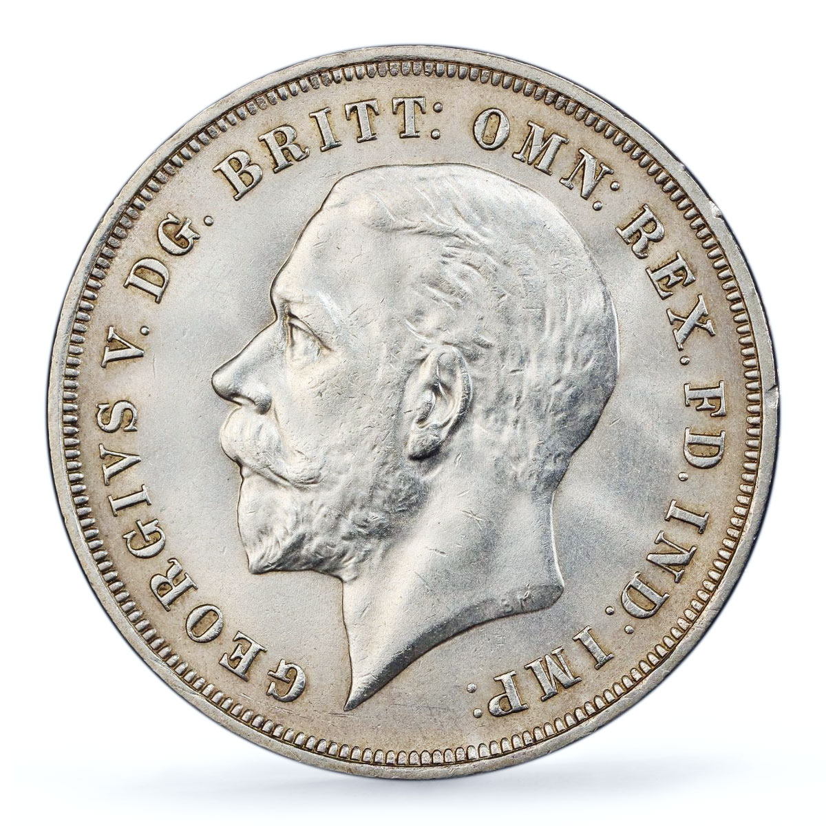 Great Britain 1 crown King George V Coronation KM-842 UNC PCGS silver coin 1935