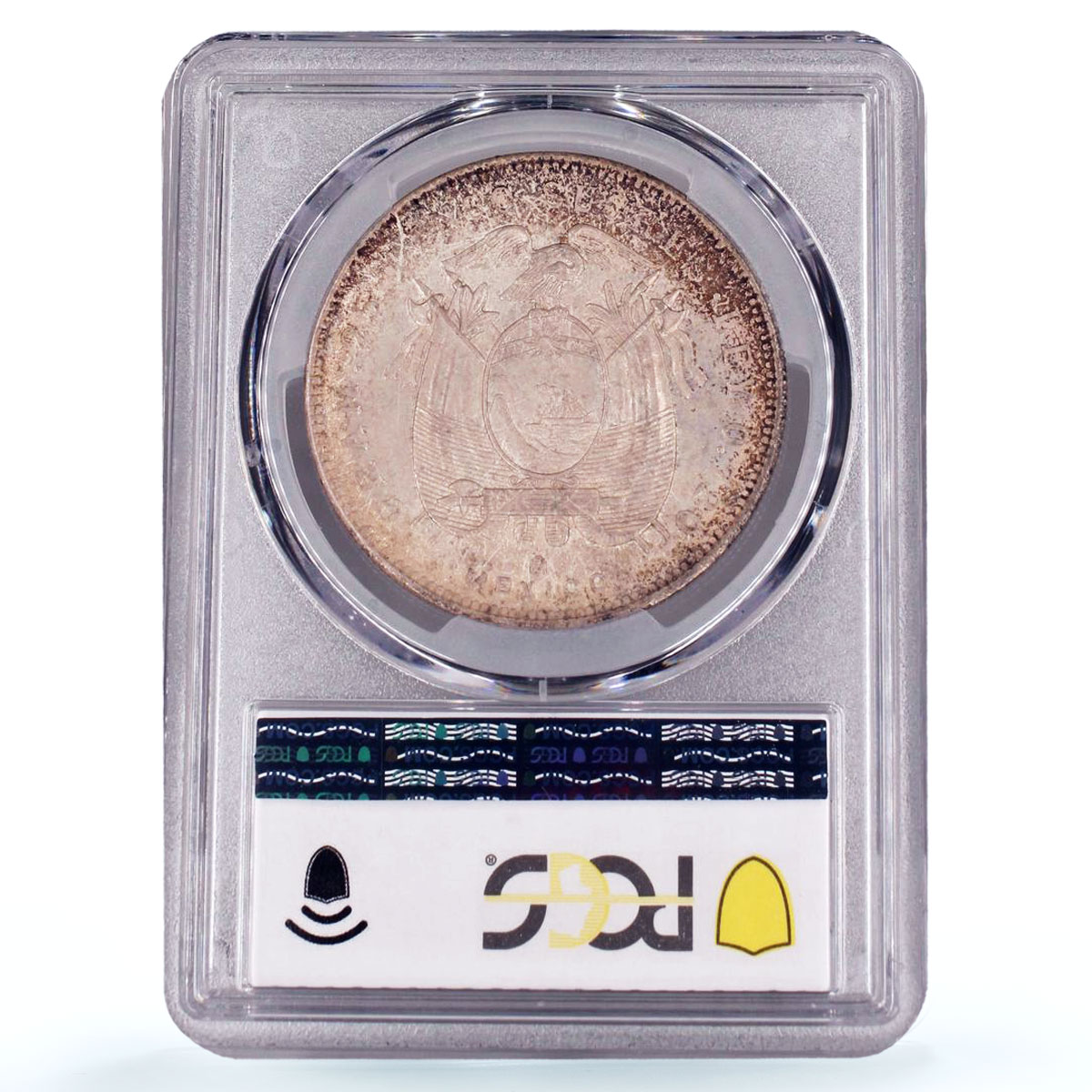 Ecuador 5 sucres Republic Coinage Antonio Sucre KM-79 MS64 PCGS silver coin 1944