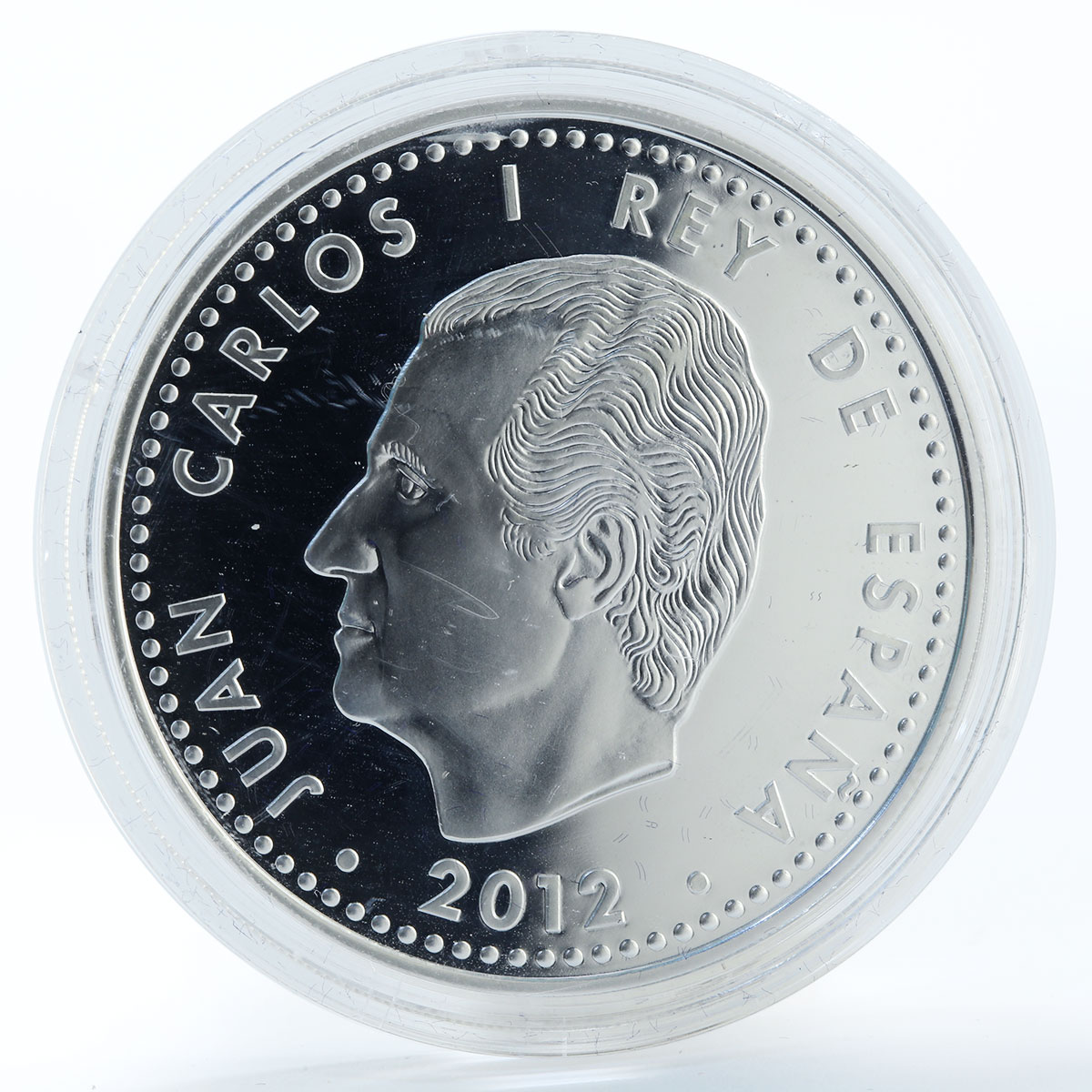 Spain 10 euro European Champions proof silver coin 2012