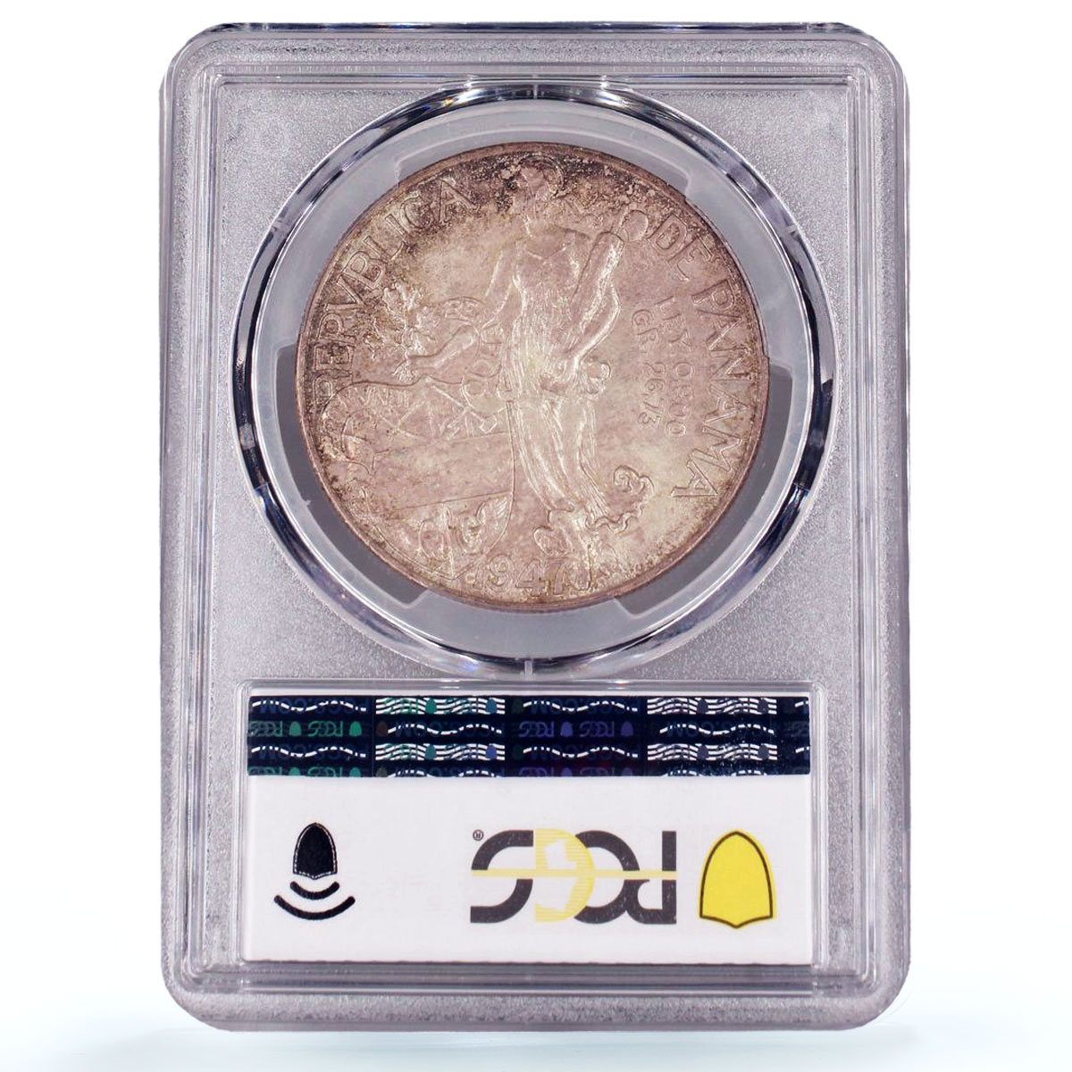 Panama 1 balboa Republic Coinage Vasco Nunez Balboa MS64 PCGS silver coin 1947