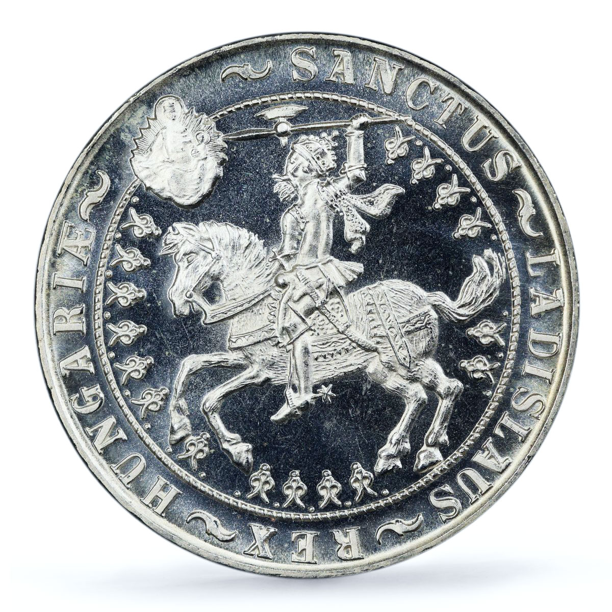 Hungary 5 pengo Saint Ladislav on Horseback RESTRIKE PR66 PCGS silver coin 1929