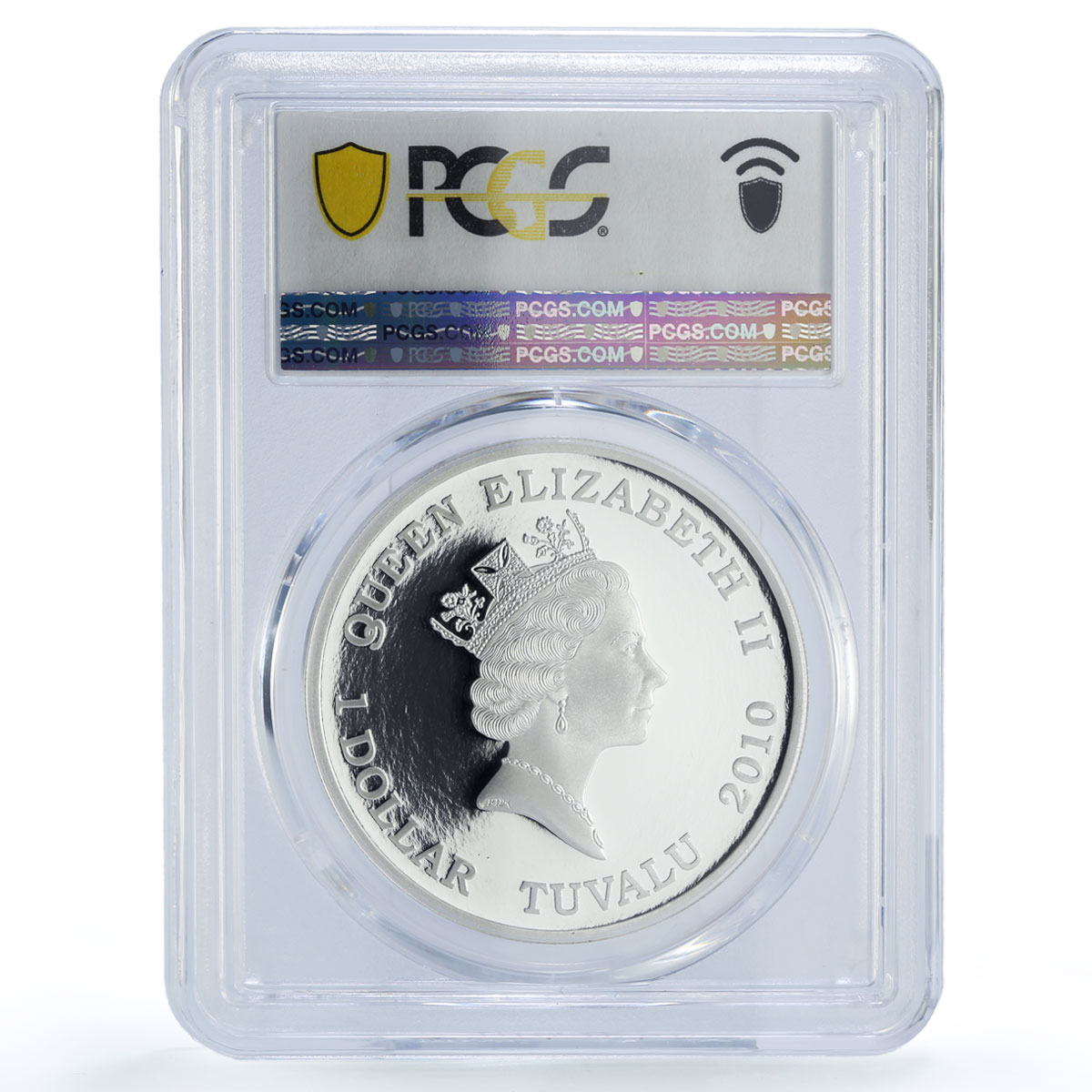Tuvalu 1 dollar Fairy Tales Ballet Nutckracker Literature PR69 PCGS Ag coin 2010