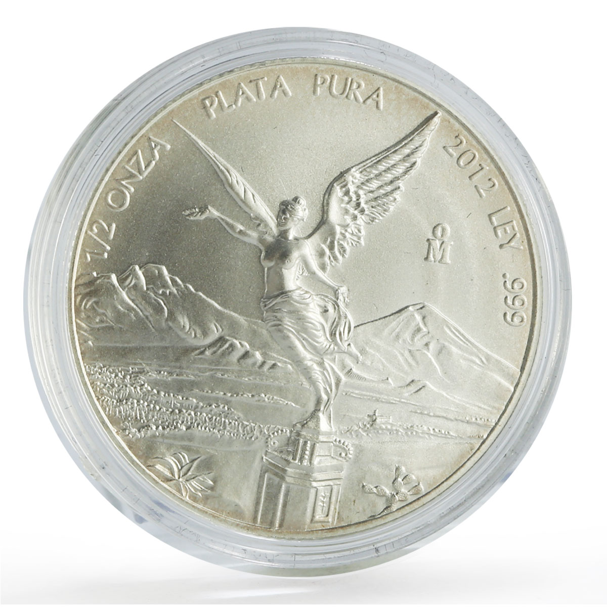 Mexico 1 1/2 onza Set Libertad Angel of Independence PROOF BU silver coins 2012