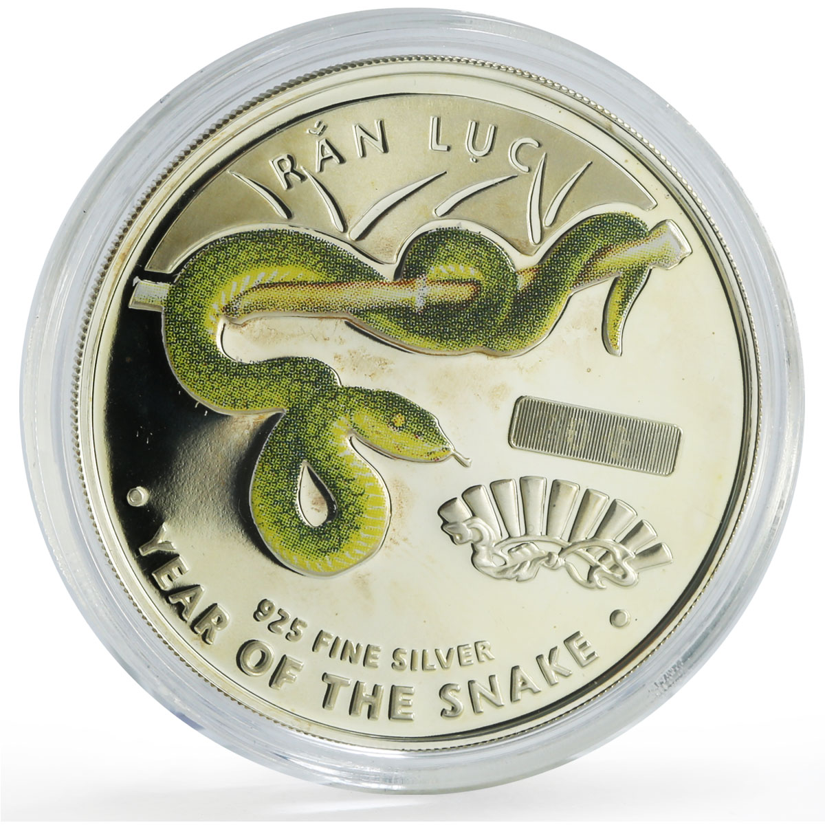 Vietnam 10000 dong x 3 Set Lunar Calendar Snake Year proof silver coins 2001