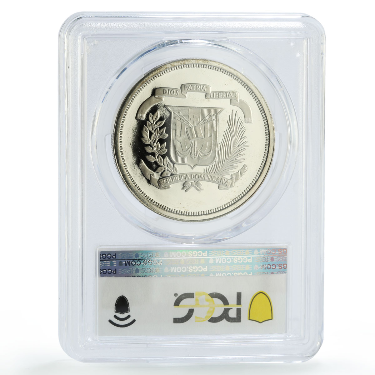 Dominican Republic 1 peso Juan Pablo Duarte Politics PR67 PCGS CuNi coin 1981