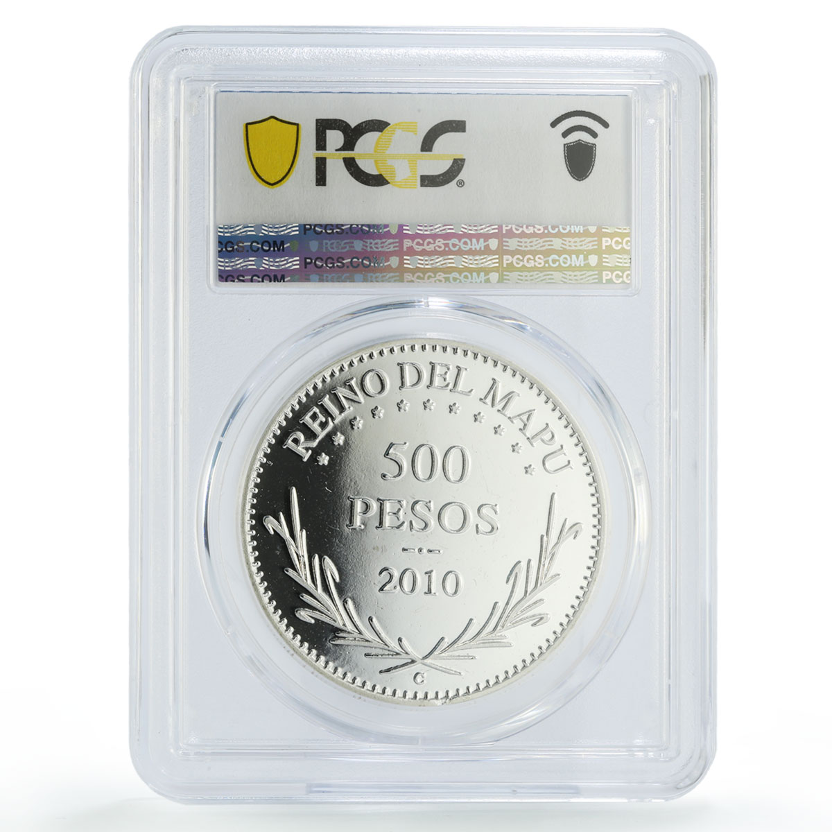 France Araucania Patagonia 500 pesos Antoine Philippe PR67 PCGS silver coin 2010