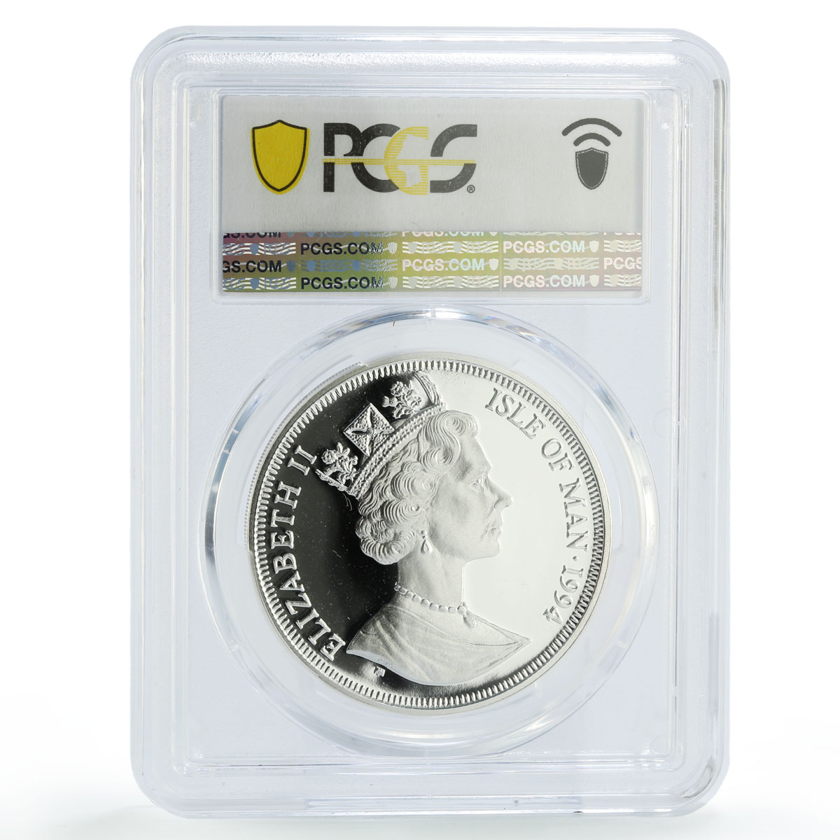 Isle of Man 1 crown Preserve Planet Earth Mammoth PR68 PCGS silver coin 1994