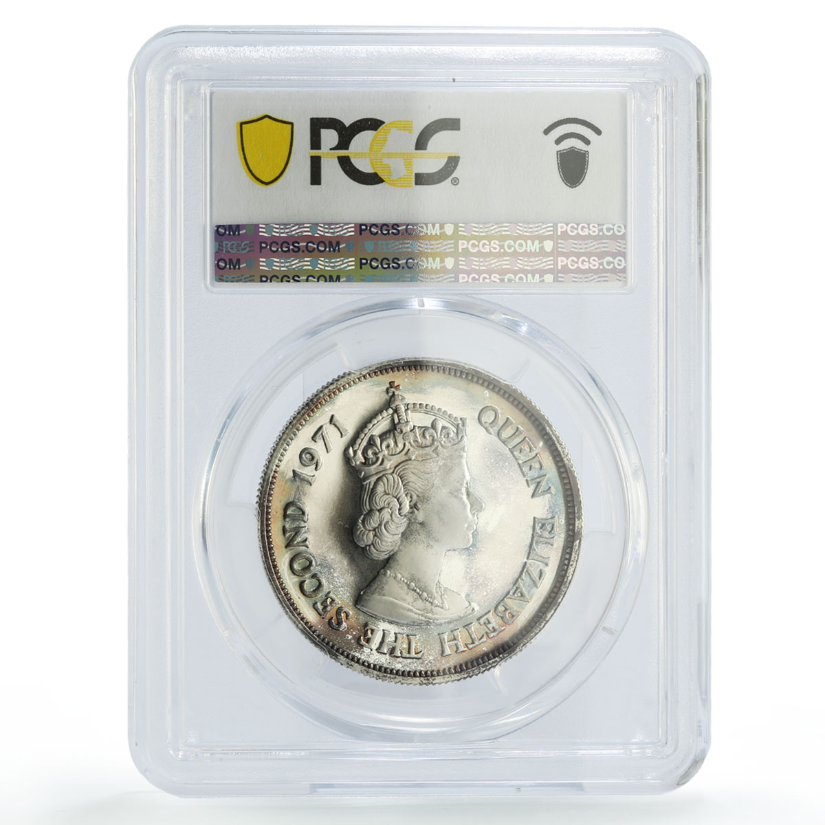 Mauritius 10 rupees Republic Independence Dodo Bird PR66 PCGS silver coin 1971