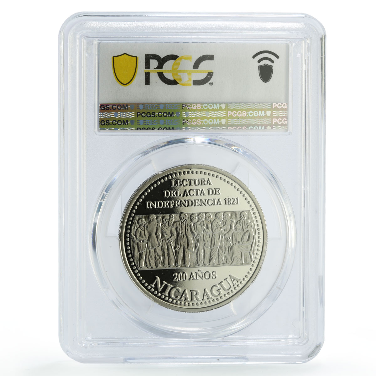 Nicaragua 200 cordobas Independence 200th Anniversary PR68 PCGS coin 2021