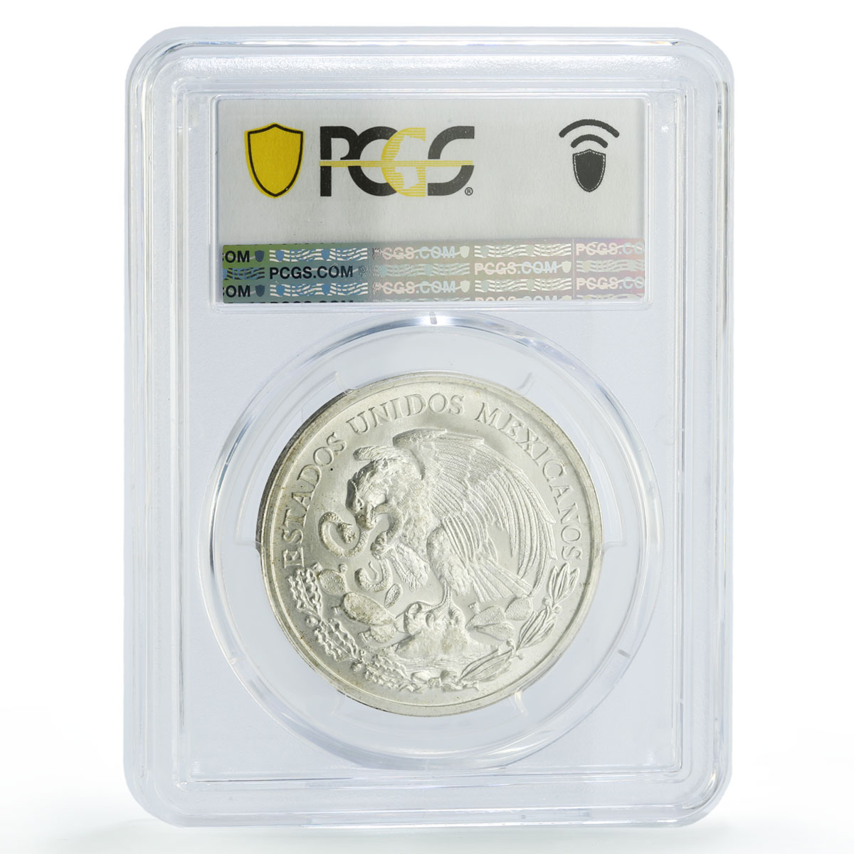 Mexico Puebla Battle General Zaragoza Horseman MS67 PCGS silver medal coin 1962