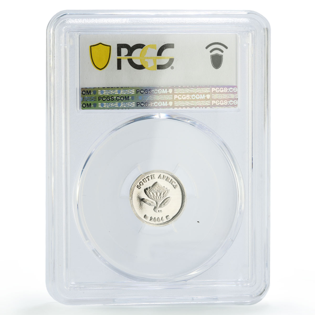 South Africa 2 1/2 cents Conservation Owl Bird Fauna PR68 PCGS silver coin 2004
