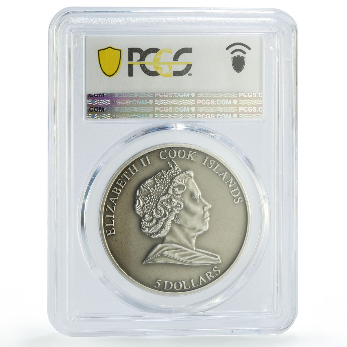 Cook Islands 5 dollars Meteorites HAH 280 Space MS67 PCGS silver coin 2010