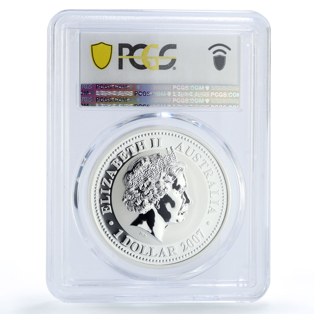 Australia 1 dollar Lunar Calendar II Tiger Year 2010 MS69 PCGS silver coin 2007