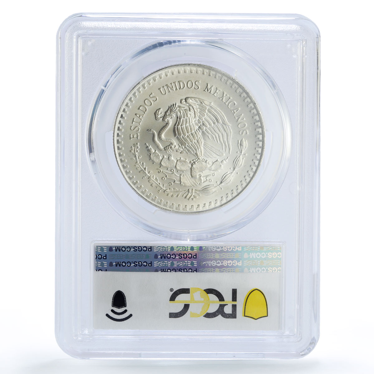 Mexico 1 onza Libertad Angel of Independence MS67 PCGS silver coin 1990