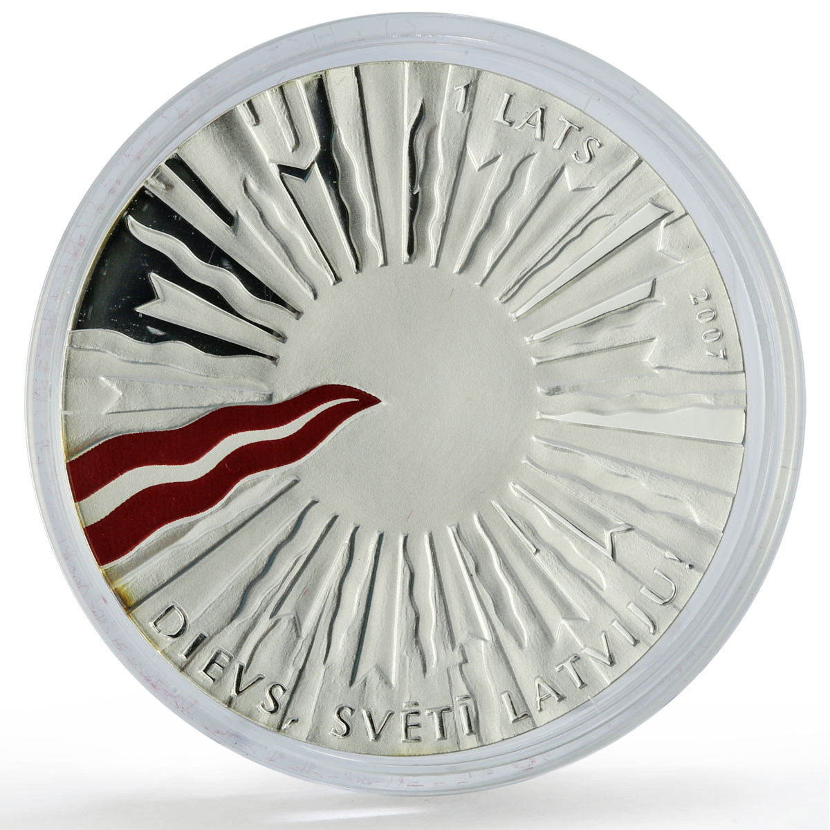 Latvia 1 lats x 3 Set State Times Values Politics proof silver coin 2006 - 2007
