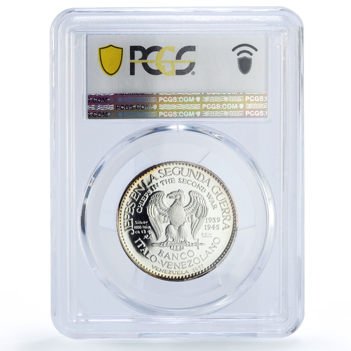 Venezuela Second War Chiefs Germany von Rundstedt Politics PR68 PCGS medal 1957