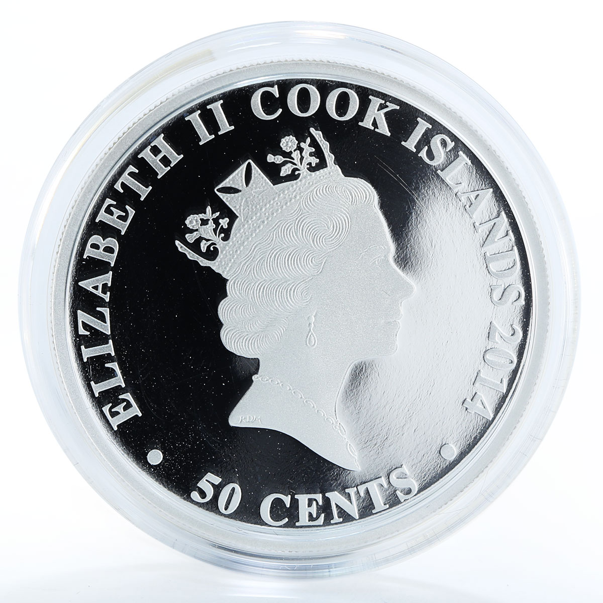 Cook Island 50 Cents Year of the Horse Baby Holiday Pony Silver Coin 2014