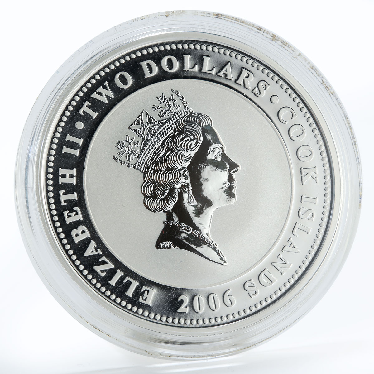 Cook Islands 2 dollars Anna Akhmatova Poets of the Silver Age silver coin 2006