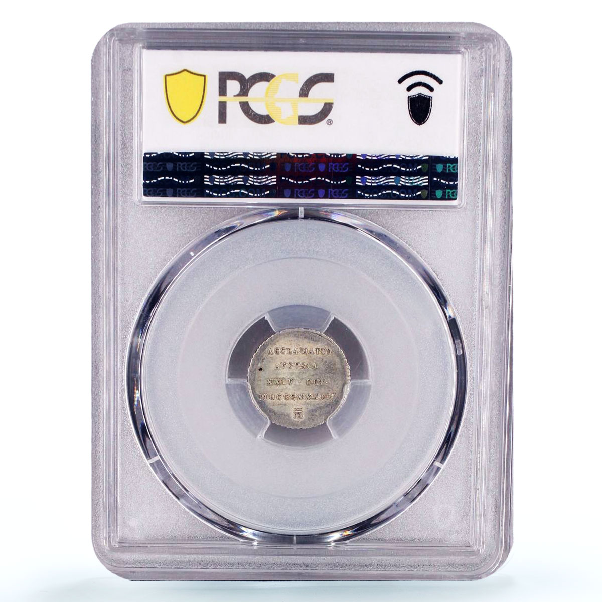 Spain Queen Isabella II Proclamation Medal &quot;2 Reales&quot; MS63 PCGS silver 1833