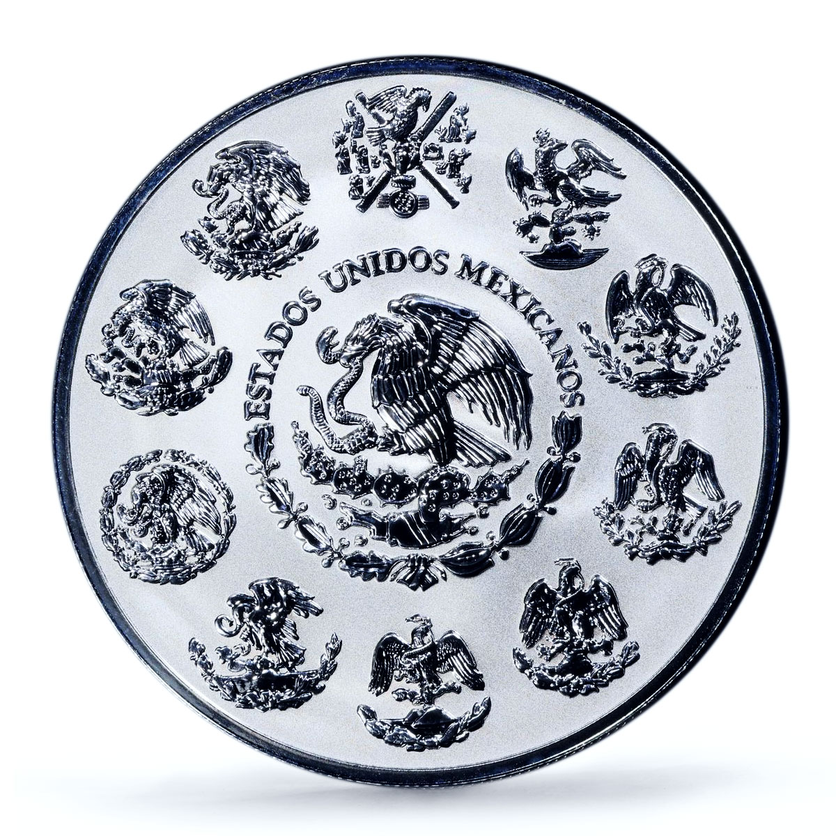 Mexico 2 onzas Libertad Angel of Independence Reverse PR70 PCGS silver coin 2019