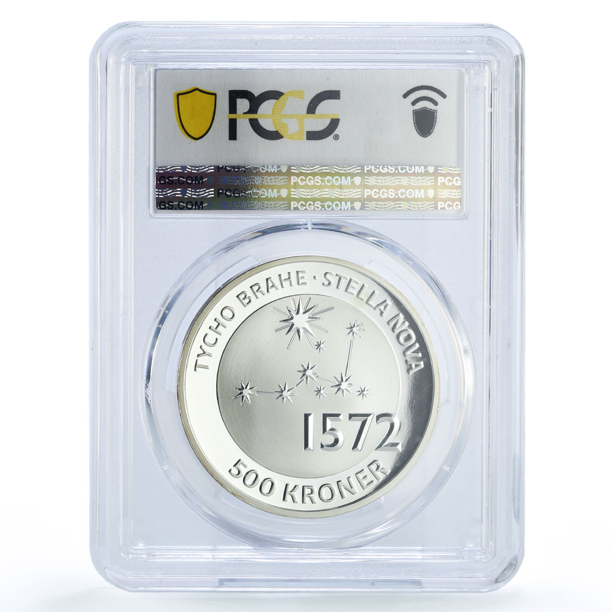 Denmark 500 kroner Tycho Brache Stella Nova Science PR68 PCGS silver coin 2013
