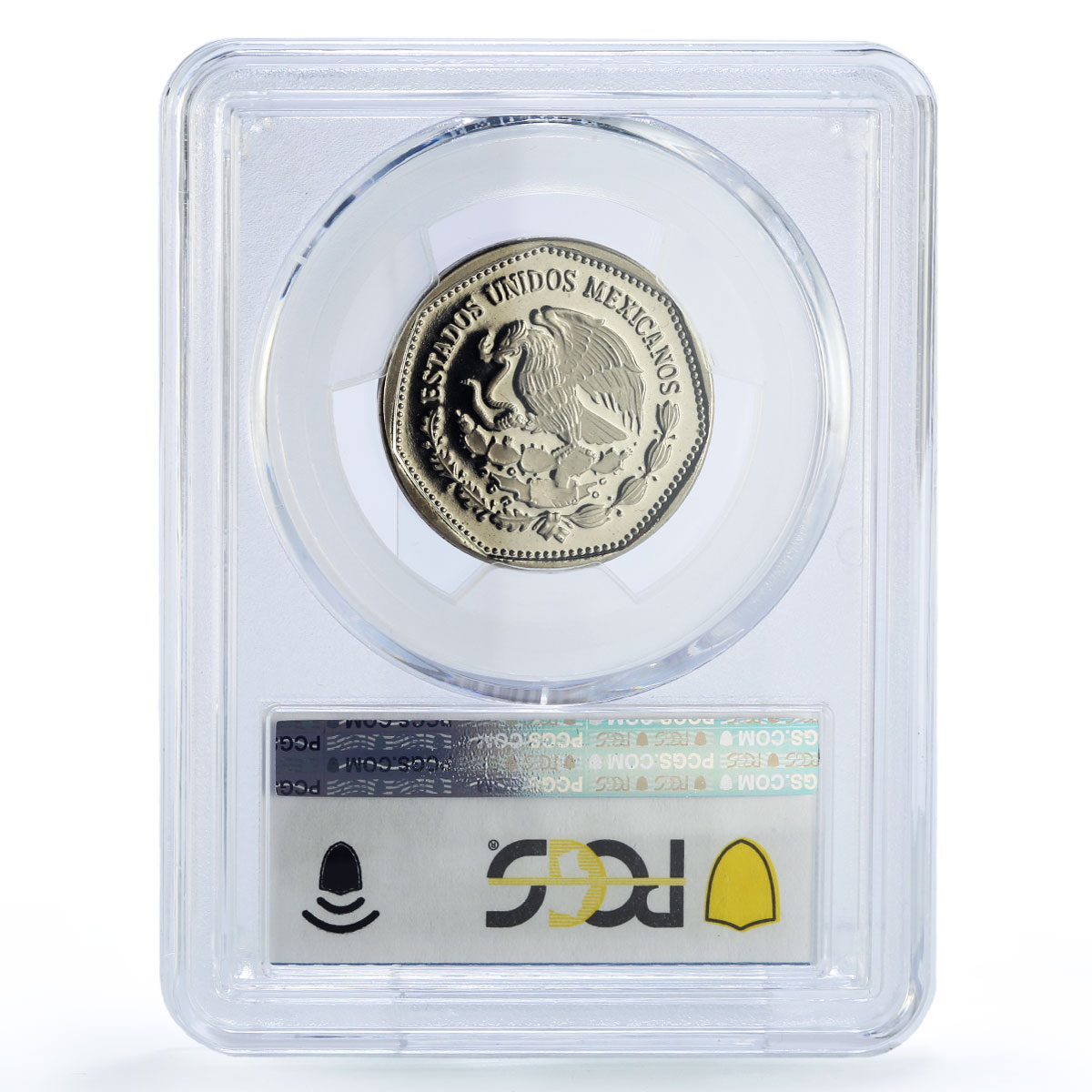 Mexico 5 pesos Aztec Sculpture Quetzalcoatl KM-485 PR69 PCGS CuNi coin 1982
