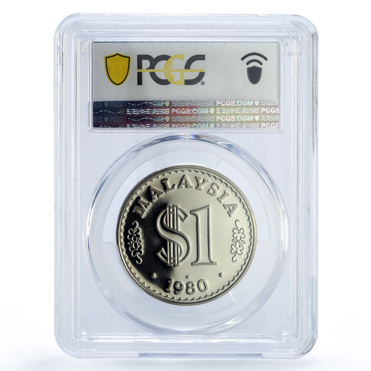 Malaysia 1 ringgit Republic Coinage Parliament House PR68 PCGS CuNi coin 1980