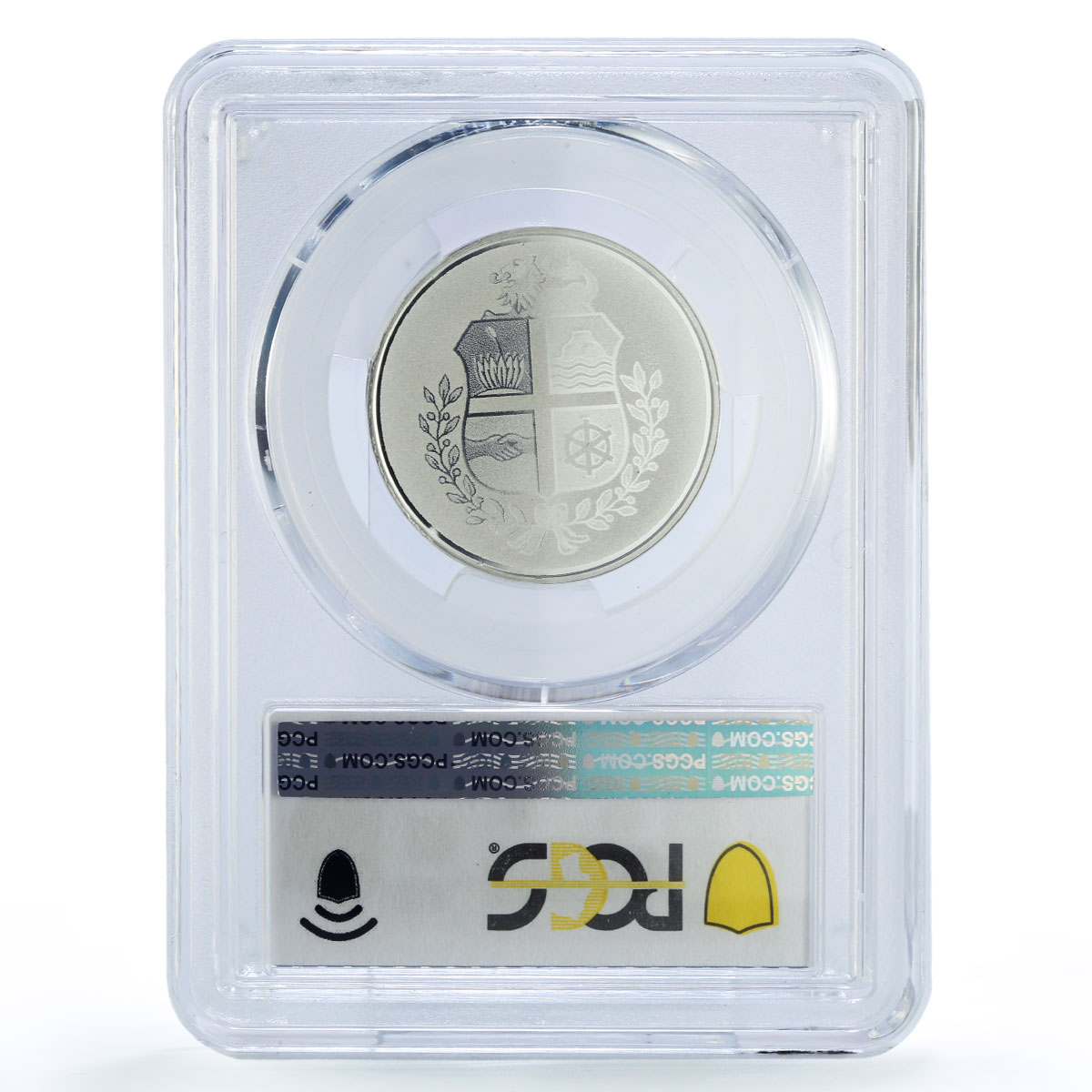 Netherlands Aruba 5 florin Shoco Owl Bird Fauna PR70 PCGS silver coin 2012