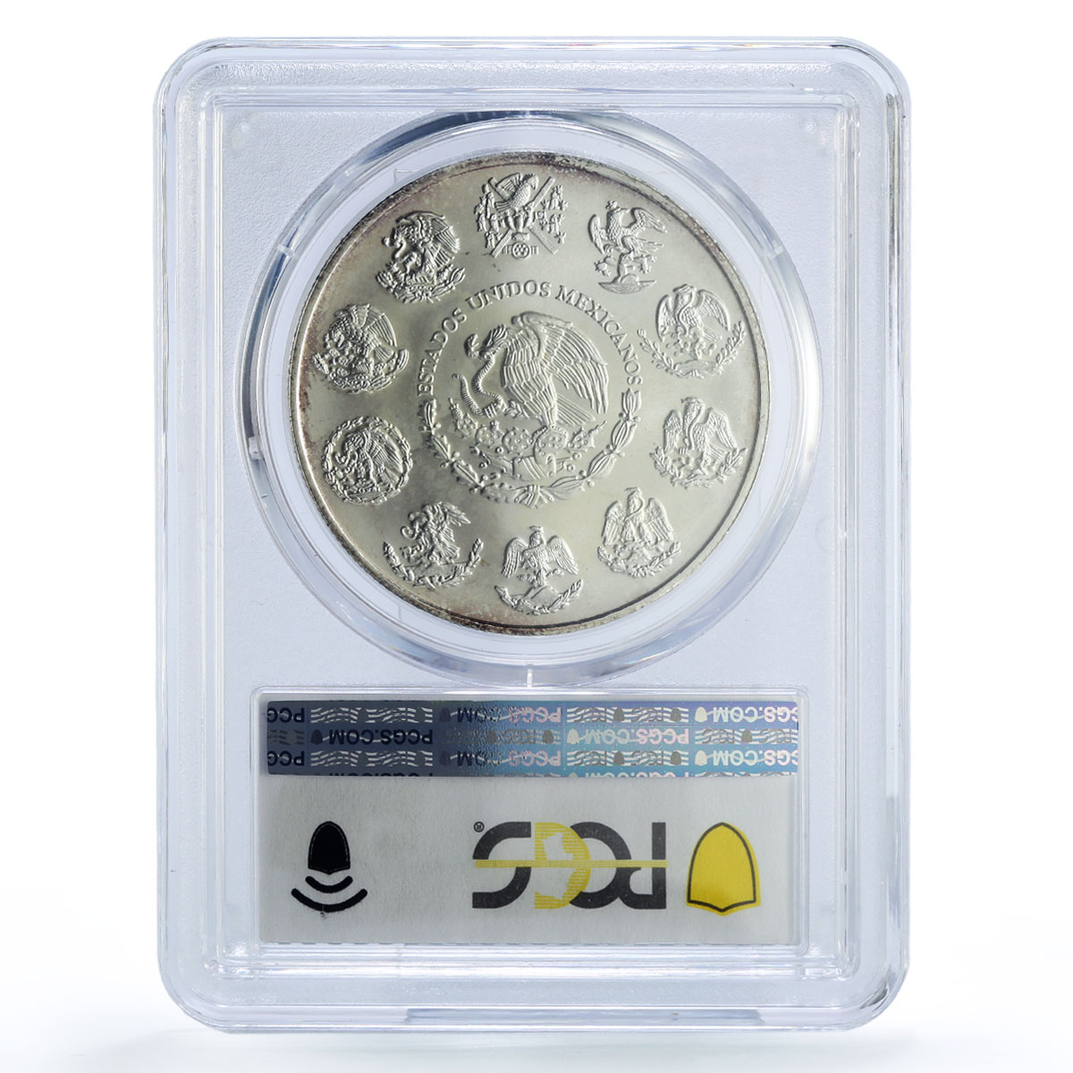 Mexico 1 onza Libertad Angel of Independence MS66 PCGS silver coin 2000