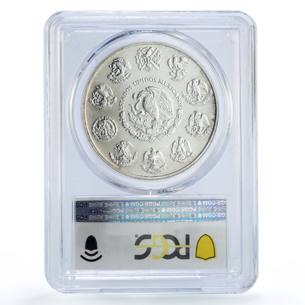 Mexico 1 onza Libertad Angel of Independence MS68 PCGS silver coin 2007