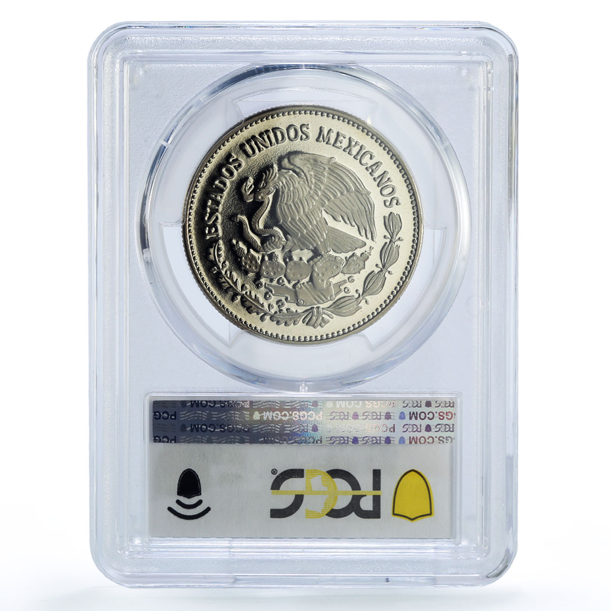 Mexico 50 pesos Coyolxauhqui Great Temple Stone Disc PR69 PCGS CuNi coin 1983