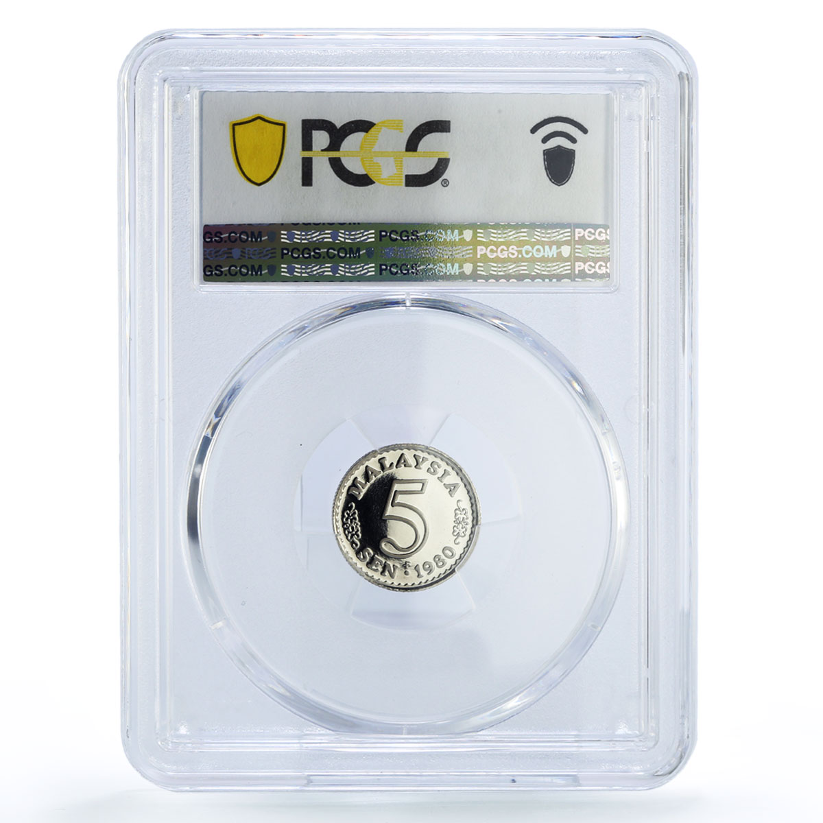 Malaysia 5 sen Republic Coinage Parliament House PR70 PCGS CuNi coin 1980