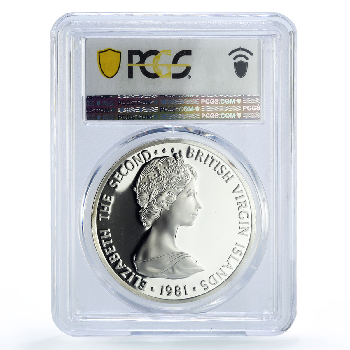 British Virgin Islands 5 dollars Royal Tern Bird KM-30a PR69 PCGS Ag coin 1981 British Virgin Islands 5 dollars Royal Tern Bird KM-30a PR69 PCGS Ag coin 1981