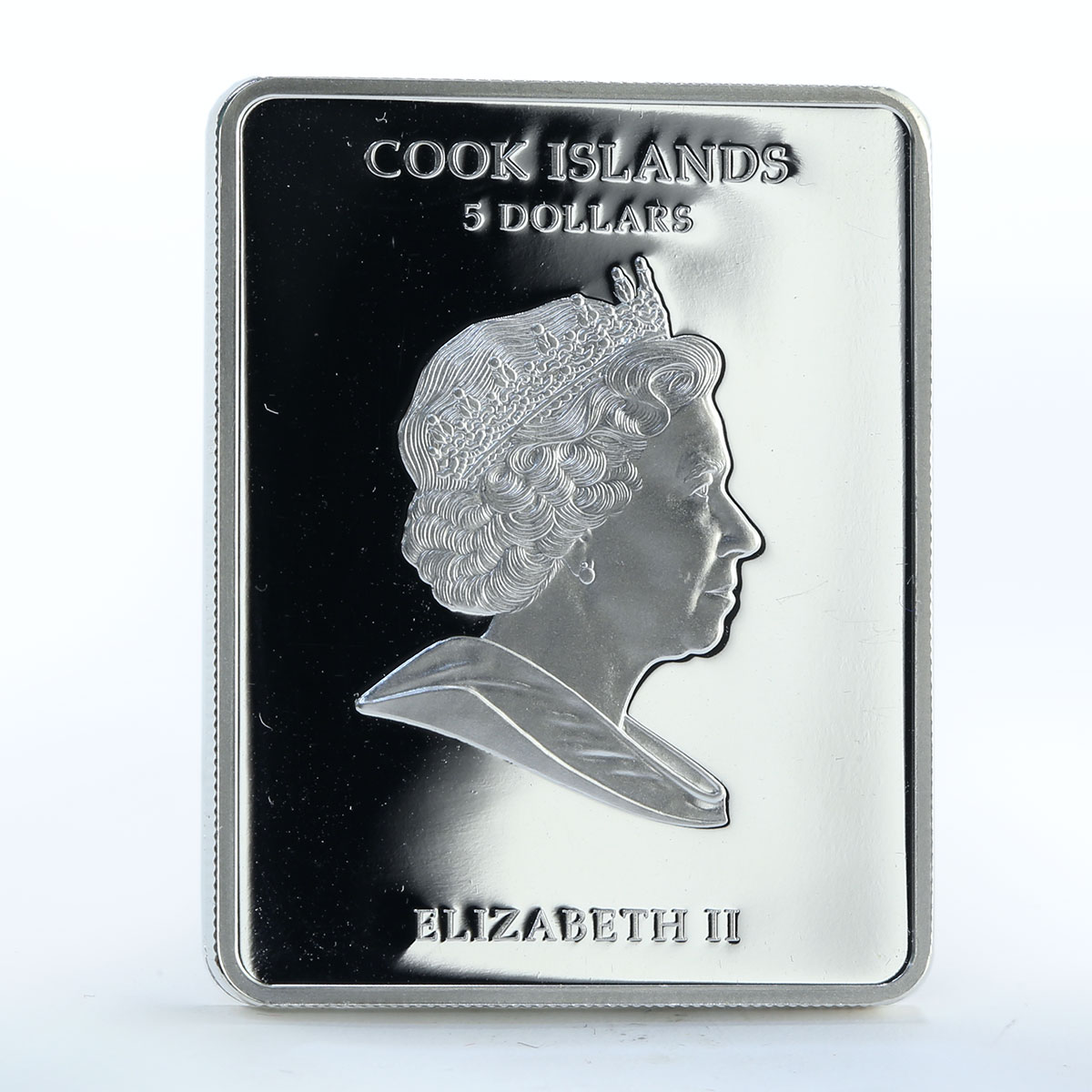 Cook Islands 5 dollars Bohdan Khmelnytsky colored proof silver coin 2011