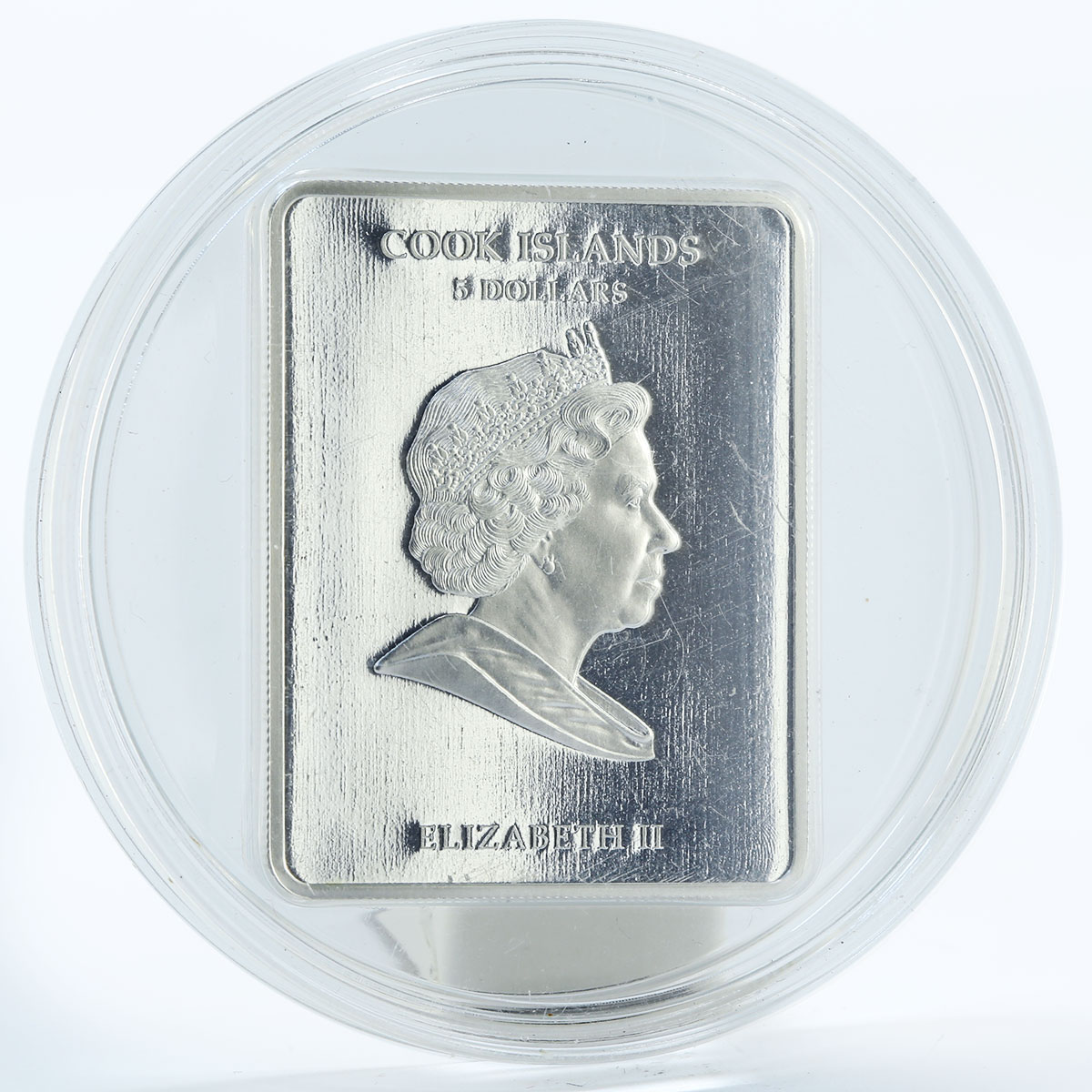 Cook Islands 5 dollars Bohdan Khmelnytsky colored proof silver coin 2011