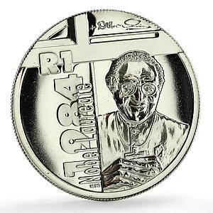 South Africa 1 rand Desmond Tutu Nobel Prize Politics silver coin 2006