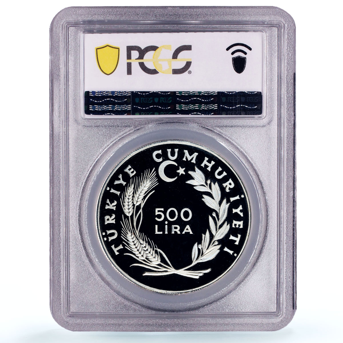Turkiye 500 lira UNICEF Save the Children Child Year Piefort PR66 PCGS coin 1979