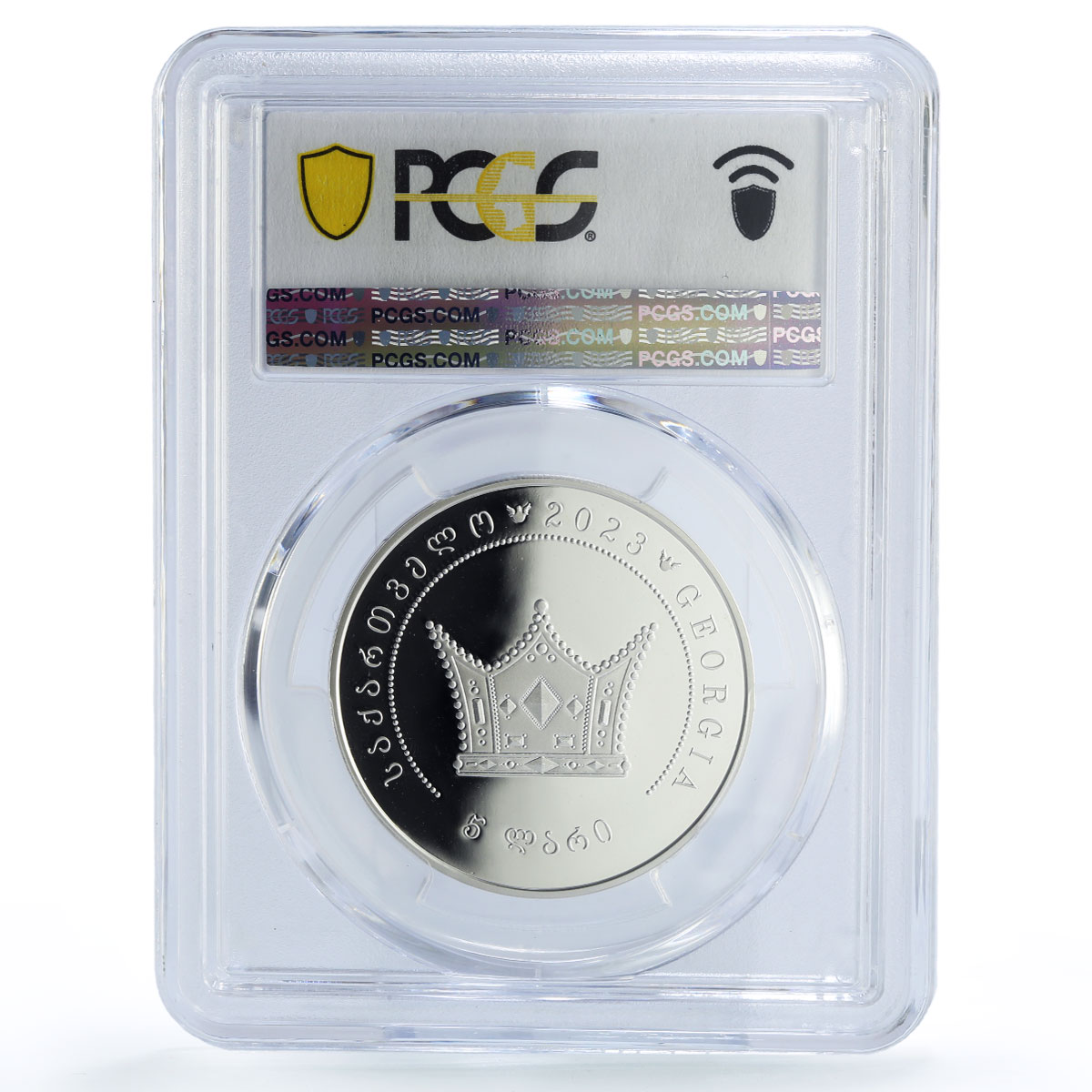 Georgia 5 lari Monarchs King George V Brilliant PR69 PCGS silver coin 2023