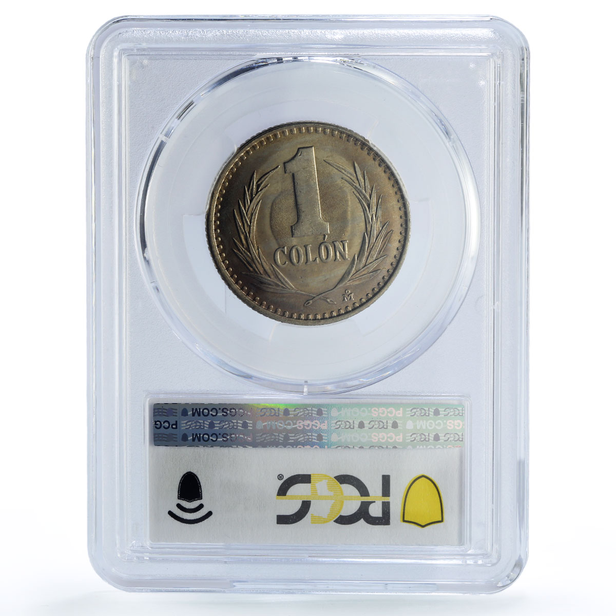 El Salvador 1 colon Republic Coinage Columbus KM-153 MS64 PCGS CuNi coin 1984