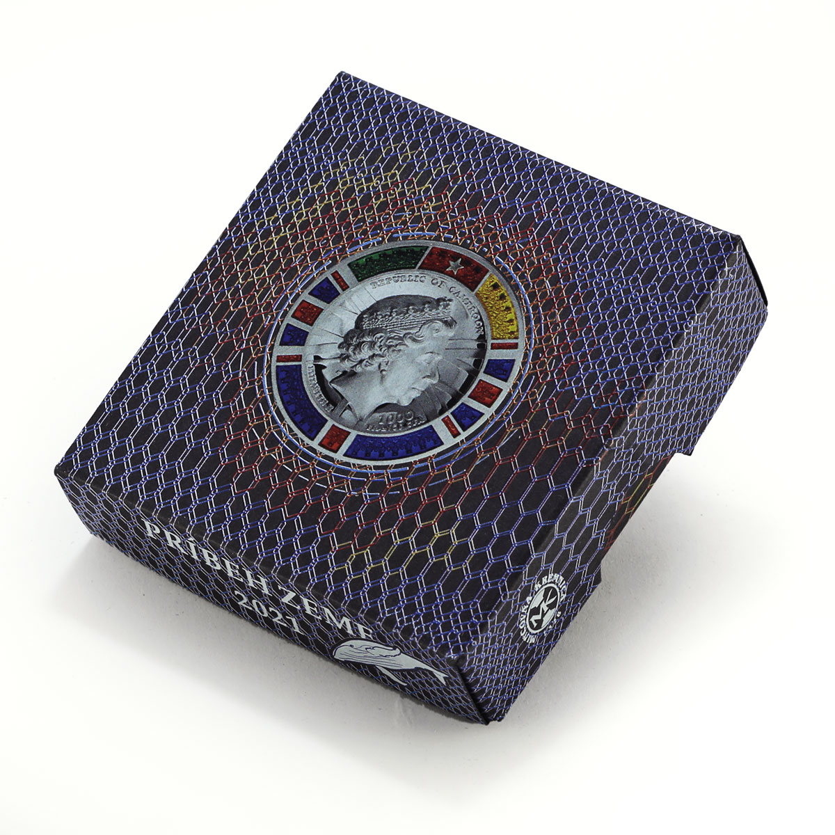 Cameroon 1000 francs Earth Story 3 Water Marine Life Whale 4 oz silver coin 2021