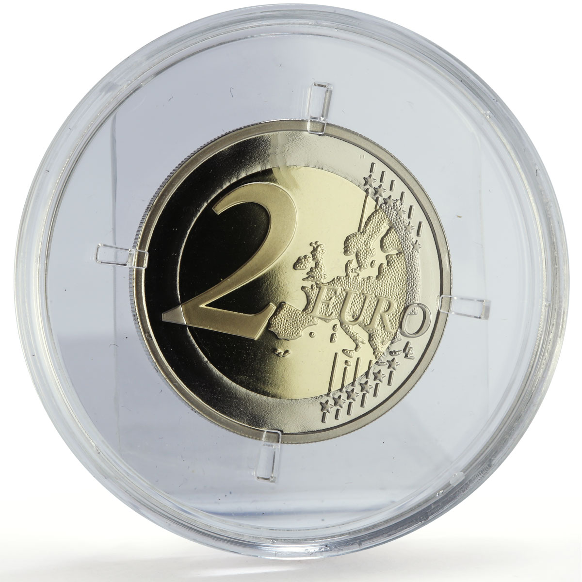 France 2 euro Summer Olympic Games in Paris Eiffel Tower proof bimetal coin 2024