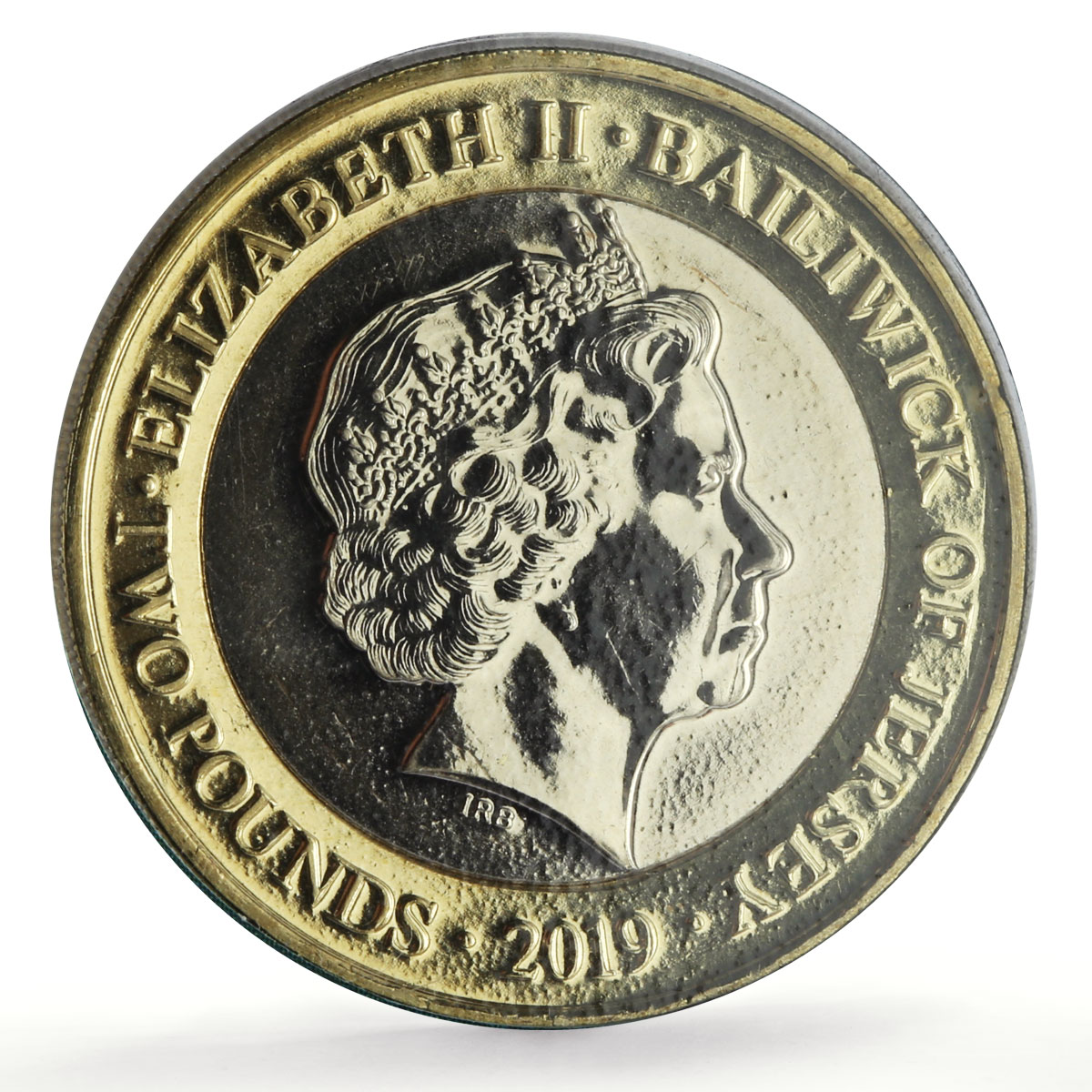 Jersey 2 pounds Zoo 60th Anniversary Gorilla Monkey Fauna bimetal coin 2019