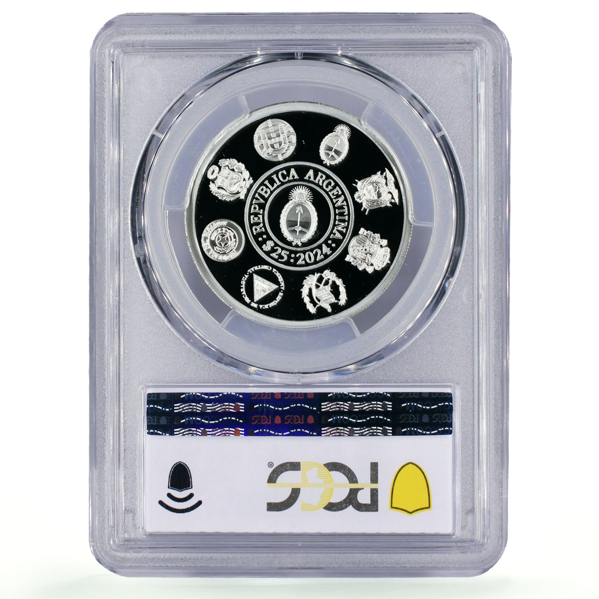 Argentina 25 peso Ibero-American Capitals Bueno Aires PR70 PCGS silver coin 2024